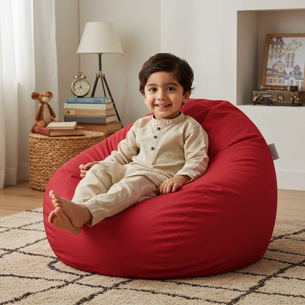 Dainty Bean Bag Chair for Kids - Image 2