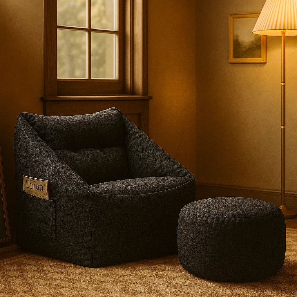 Elasco Bean Bag with Free Foot Stool - Image 8